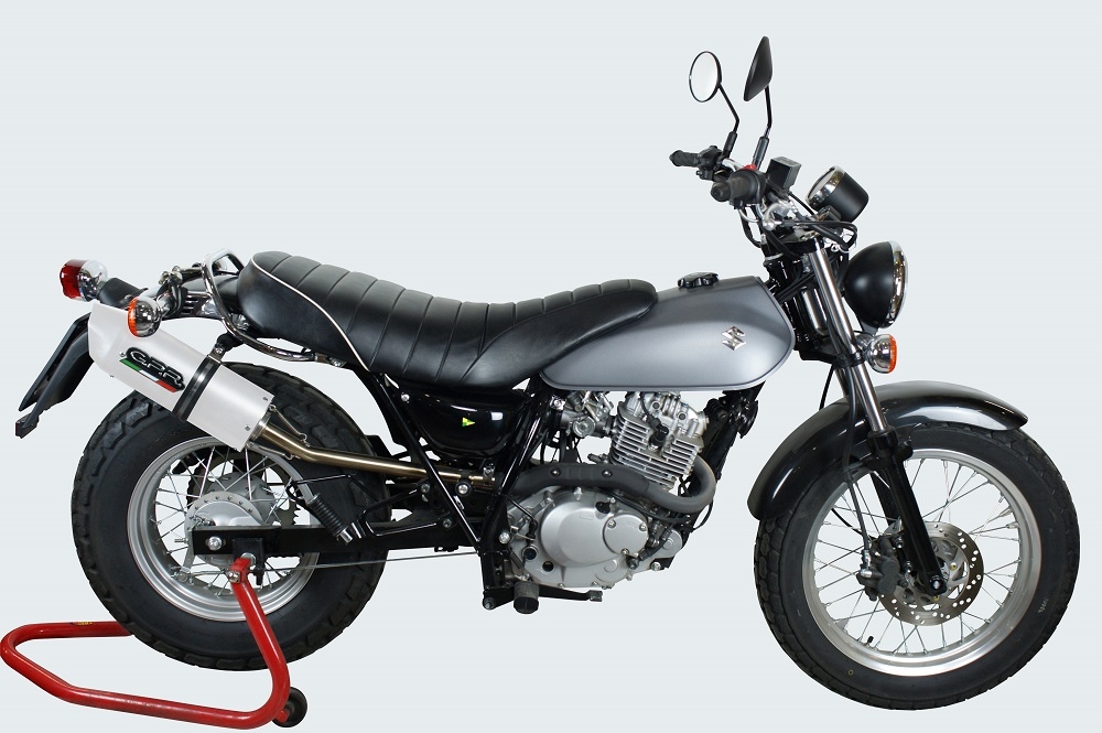 Pot echappement compatible avec Suzuki Rv 200 Van Van 2016-2017, Albus Ceramic, Échappement légal, homologué,silencieux avec db killer amovible et tuyau de liaison spécifique 