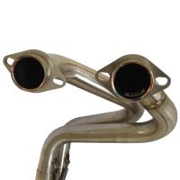 Pot echappement compatible avec Kawasaki Er 6 N - F 2012-2016, Albus Ceramic, Homologué et légal, système d'échappement complet, avec db killer amovible 