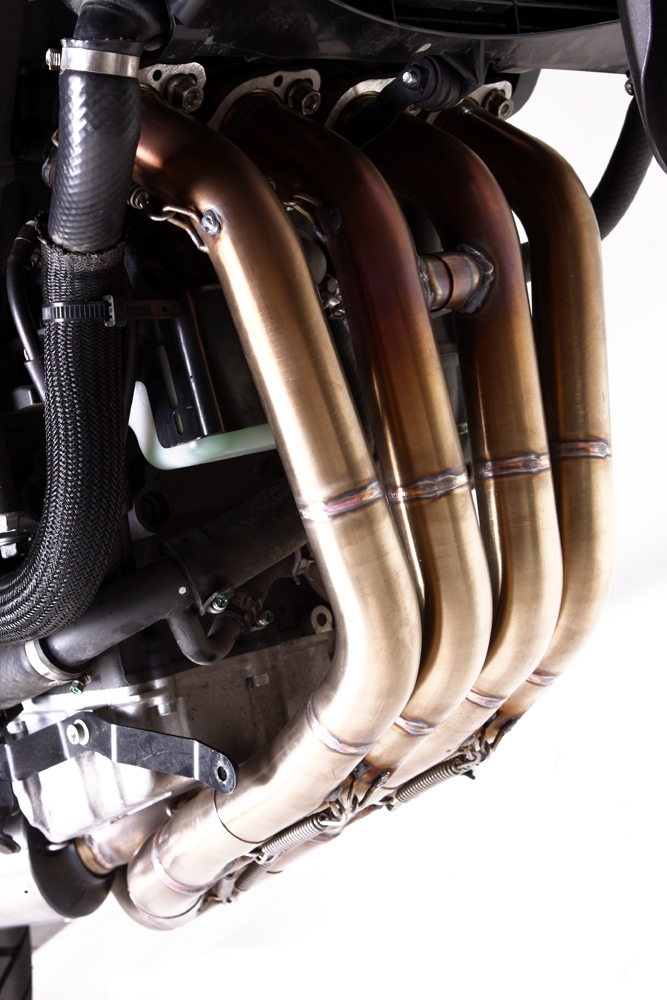 Pot echappement compatible avec Yamaha Xj 6 - Xj 600 Diversion 2009-2017, M3 Inox , Homologué et légal, système d'échappement complet, avec db killer amovible 