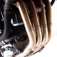 Pot echappement compatible avec Yamaha Xj 6 - Xj 600 Diversion 2009-2017, M3 Inox , Homologué et légal, système d'échappement complet, avec db killer amovible 