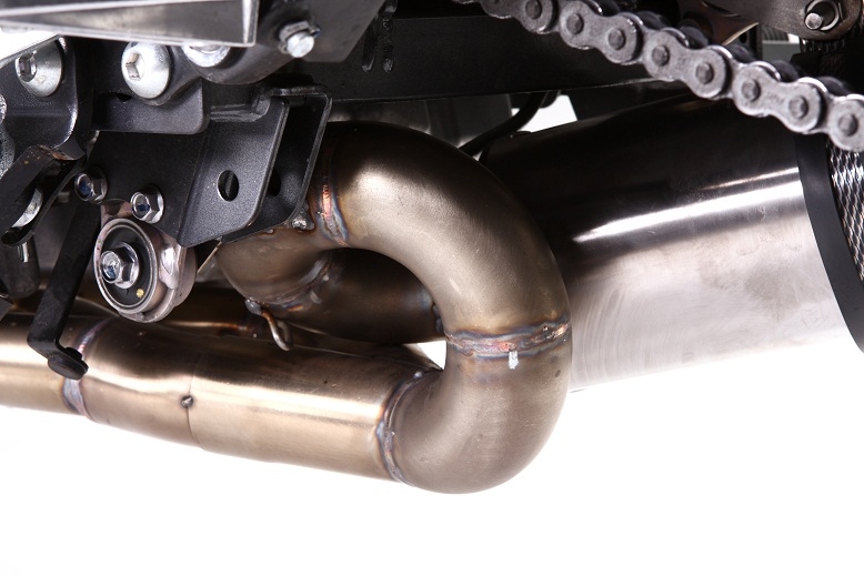 Pot echappement compatible avec Yamaha Xj 6 - Xj 600 Diversion 2009-2017, M3 Inox , Homologué et légal, système d'échappement complet, avec db killer amovible 