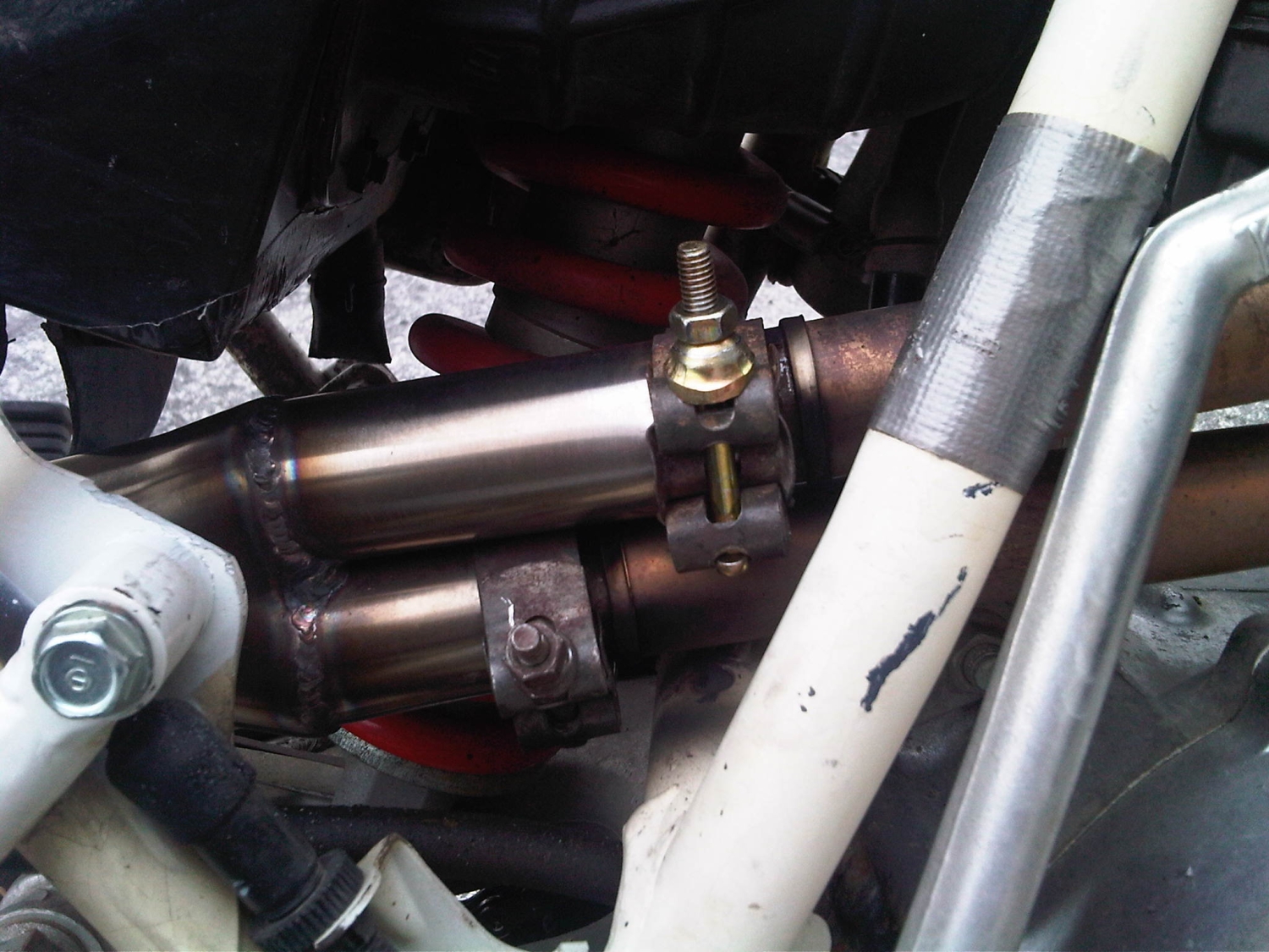 Pot echappement compatible avec Honda Xr 600 R 1988-1998, Trioval, Échappement légal, homologué,silencieux avec db killer amovible et tuyau de liaison spécifique 