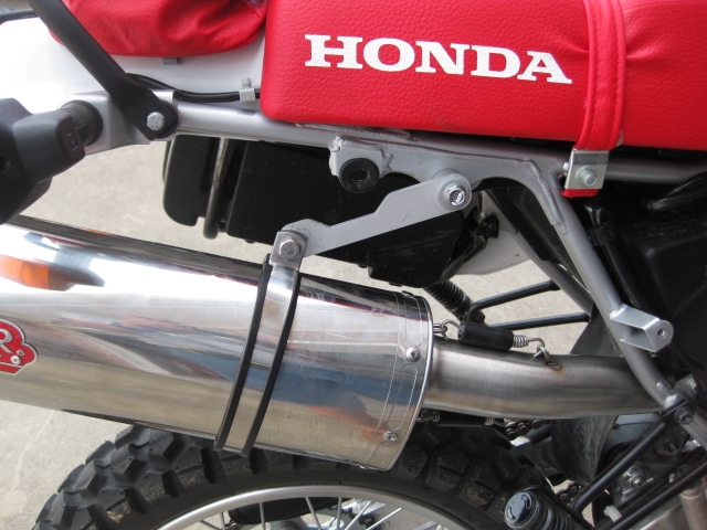 Pot echappement compatible avec Honda Xr 650 L 1993-2025, Trioval, Pot echappement racing,silencieux avec db killer et des tuyaux de liaison sans homologation 