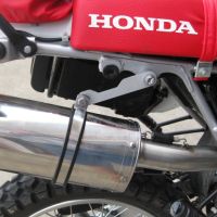 Pot echappement compatible avec Honda Xr 650 L 1993-2025, Trioval, Pot echappement racing,silencieux avec db killer et des tuyaux de liaison sans homologation 