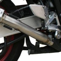 Pot echappement compatible avec Yamaha Fzs 600 Fazer 1998-2003, Trioval, Échappement légal, homologué,silencieux avec db killer amovible et tuyau de liaison spécifique 