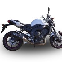 Pot echappement compatible avec Yamaha Fz.1 - Fazer 1000 2006-2014, Furore Nero, Échappement légal, homologué,silencieux avec db killer amovible et tuyau de liaison spécifique 