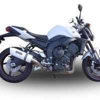 Pot echappement compatible avec Yamaha Fz.1 - Fazer 1000 2006-2014, Albus Ceramic, Échappement légal, homologué,silencieux avec db killer amovible et tuyau de liaison spécifique 