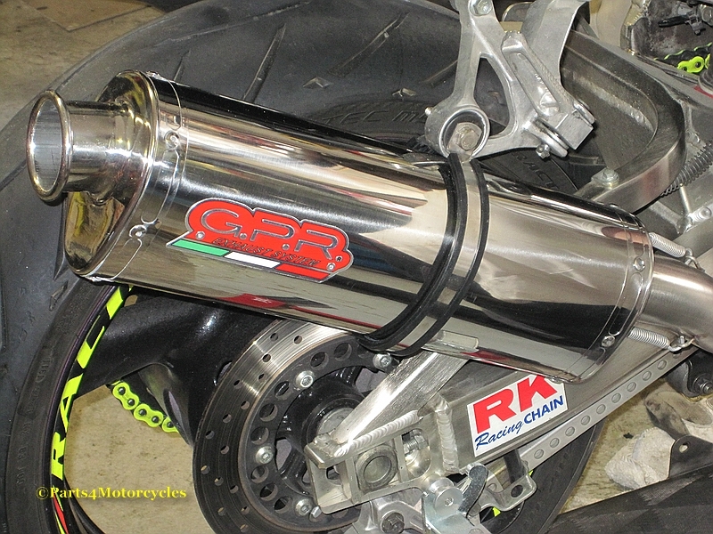 Pot echappement compatible avec Yamaha Yzf 750 1993-1998, Trioval, Échappement légal, homologué,silencieux avec db killer amovible et tuyau de liaison spécifique 