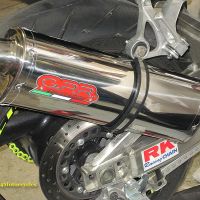 Pot echappement compatible avec Yamaha Yzf 750 1993-1998, Trioval, Échappement légal, homologué,silencieux avec db killer amovible et tuyau de liaison spécifique 