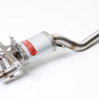 Pot echappement compatible avec Yamaha Fz6 600-Fazer S1-S2 2004-2013, Alluminio Ghost, Échappement légal, homologué,silencieux avec db killer amovible et tuyau de liaison spécifique 