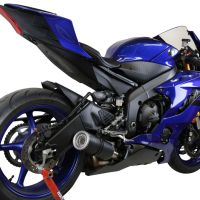 Pot echappement compatible avec Yamaha Yzf R6 2017-2025, M3 Black Titanium, Échappement légal, homologué,silencieux avec db killer amovible et tuyau de liaison spécifique 