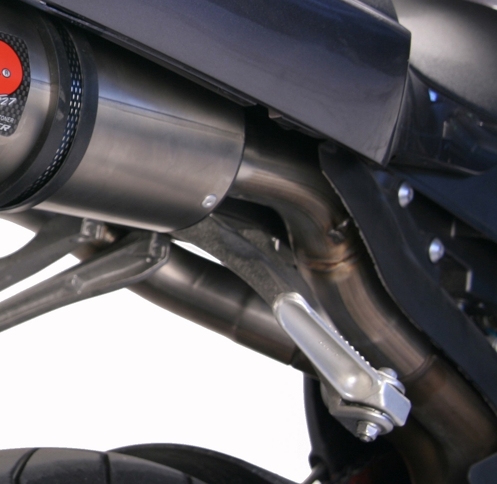 Pot echappement compatible avec Yamaha Yzf 1000 R1 2004-2006, Furore Nero, Paire de pot d'échappement homologuées, livrées avec db killer amovible et raccords spécifiques 