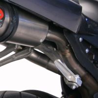 Pot echappement compatible avec Yamaha Yzf 1000 R1 2004-2006, Furore Nero, Paire de pot d'échappement homologuées, livrées avec db killer amovible et raccords spécifiques 
