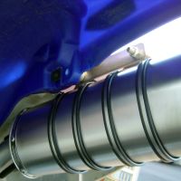 Pot echappement compatible avec Yamaha YZ 450 F 2003-2005, Furore Poppy, Échappement légal, homologué,silencieux avec db killer amovible et tuyau de liaison spécifique 