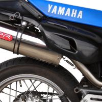 Pot echappement compatible avec Yamaha Xt 600 - E - K 1985-2002, Trioval, Échappement légal, homologué,silencieux avec db killer amovible et tuyau de liaison spécifique 