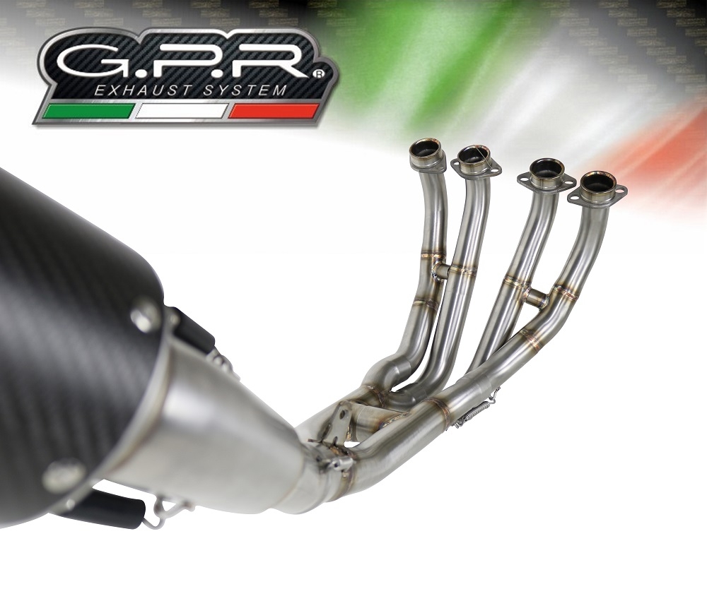 Pot echappement compatible avec Yamaha Yzf R6 2017-2024, M3 Titanium Natural, Pot echappement racing, ligne complet, fourni avec collecteur spécifique, article sans homologation 