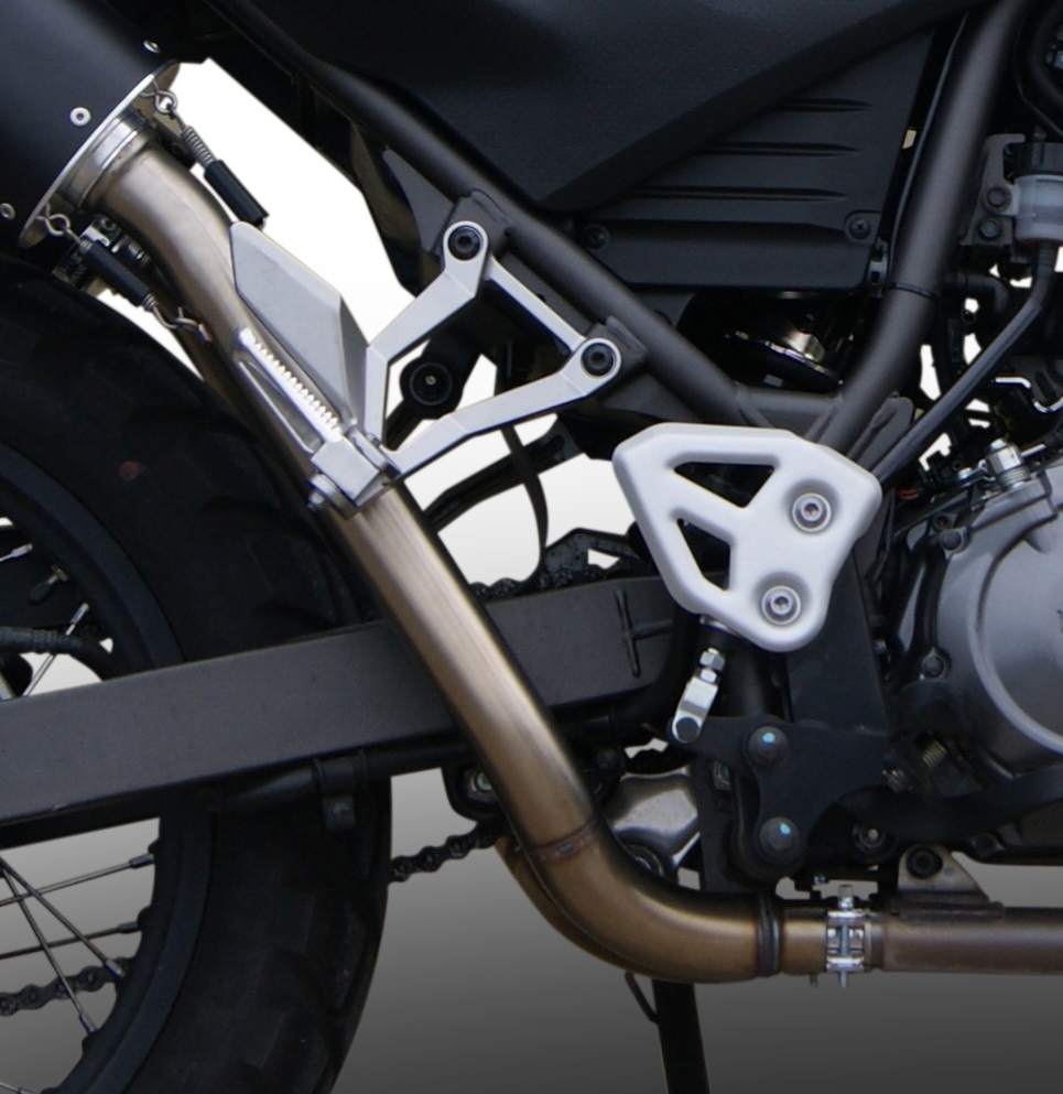 Pot echappement compatible avec Yamaha Xt 660 X-R 2004-2014, Furore Nero, Paire de pot d'échappement homologuées, livrées avec db killer amovible et raccords spécifiques 