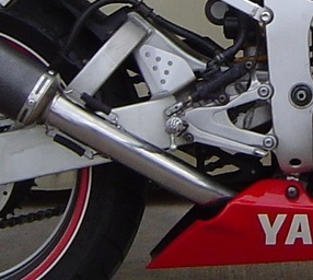 Pot echappement compatible avec Yamaha Yzf R6 1999-2002, Albus Ceramic, Échappement légal, homologué,silencieux avec db killer amovible et tuyau de liaison spécifique 