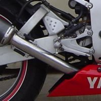 Pot echappement compatible avec Yamaha Yzf R6 1999-2002, Albus Ceramic, Échappement légal, homologué,silencieux avec db killer amovible et tuyau de liaison spécifique 