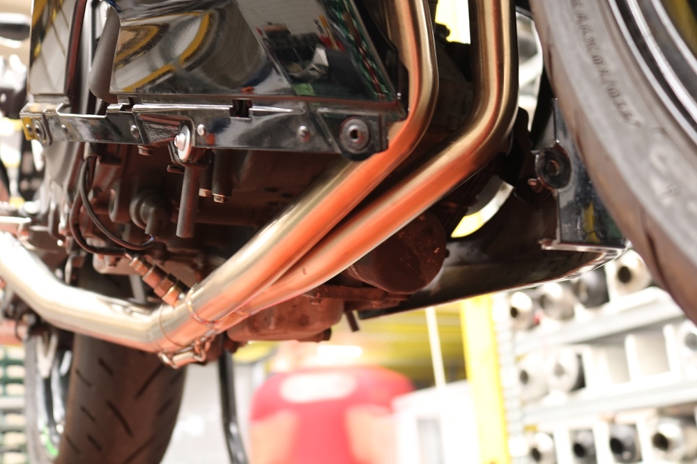 Pot echappement compatible avec Kawasaki Ninja 400 2018-2022, Decatalizzatore, Suppresseur de cataliseu, décatalyseurr, article sans homologation 