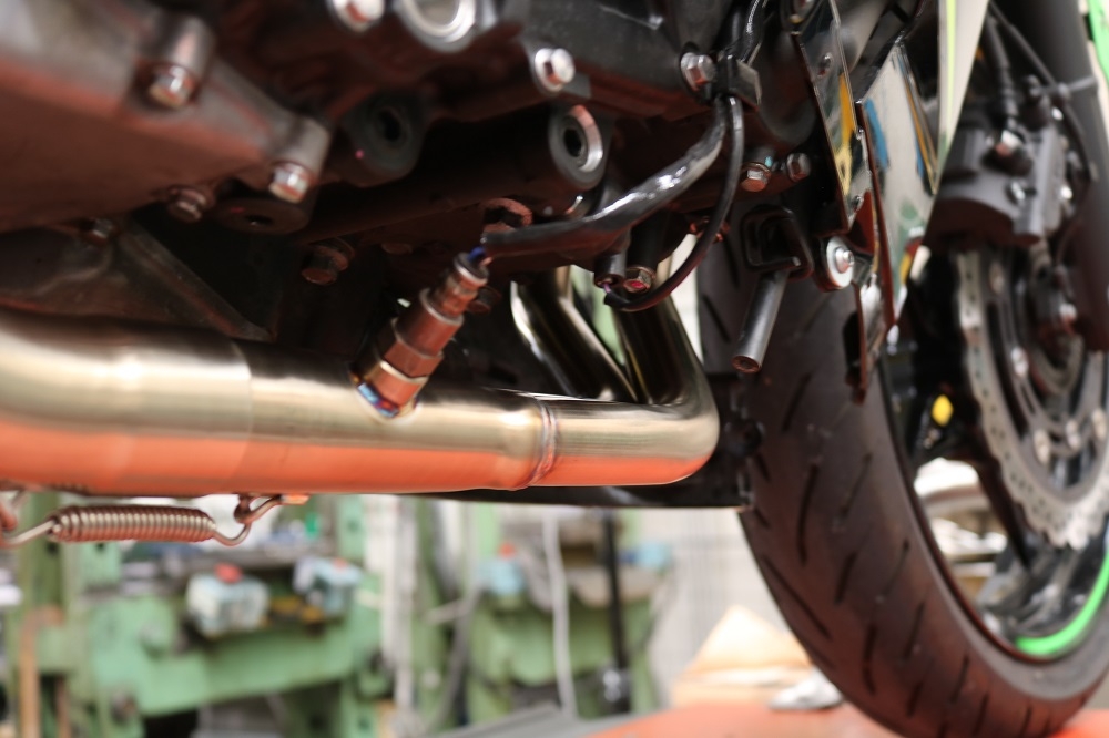 Pot echappement compatible avec Kawasaki Ninja 400 2018-2022, Decatalizzatore, Suppresseur de cataliseu, décatalyseurr, article sans homologation 