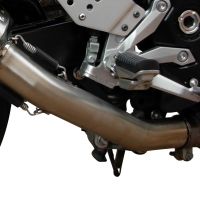 Pot echappement compatible avec Kawasaki Z 750 - R 2007-2014, Satinox , Échappement légal, homologué,silencieux avec db killer amovible et tuyau de liaison spécifique 