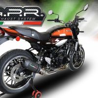 Pot echappement compatible avec Kawasaki Z 900 RS 2021-2024, Furore Evo4 Nero, Échappement légal, homologué,silencieux avec db killer amovible et tuyau de liaison spécifique 