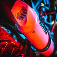 GPR exhaust compatible with  Zontes Gk 125 2022-2024, Albus Evo4, Full system exhaust including removable db killer and catalyst, EPA-compliant 