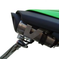 Pot echappement compatible avec Kawasaki Zx-6R 2005-2006, Tiburon Titanium, Échappement légal, homologué,silencieux avec db killer amovible et tuyau de liaison spécifique 