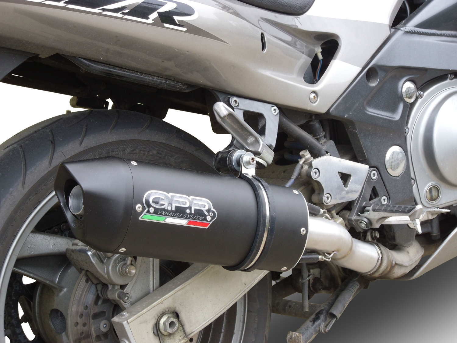 Pot echappement compatible avec Kawasaki Zzr 600 2002-2006, Furore Nero, Paire de pot d'échappement homologuées, livrées avec db killer amovible et raccords spécifiques 