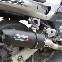 Pot echappement compatible avec Kawasaki Zzr 600 2002-2006, Furore Nero, Paire de pot d'échappement homologuées, livrées avec db killer amovible et raccords spécifiques 