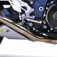 Pot echappement compatible avec Kawasaki Zzr 1400 2006-2007, Furore Nero, Paire de pot d'échappement homologuées, livrées avec db killer amovible et raccords spécifiques 