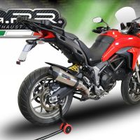 GPR pot echappement compatible avec  Ducati Multistrada 950 2017-2020, New Grand Prix Evo Titanium, Système demi complet homologué,pas légal pour les marchés européens, y compris db killer amovible 