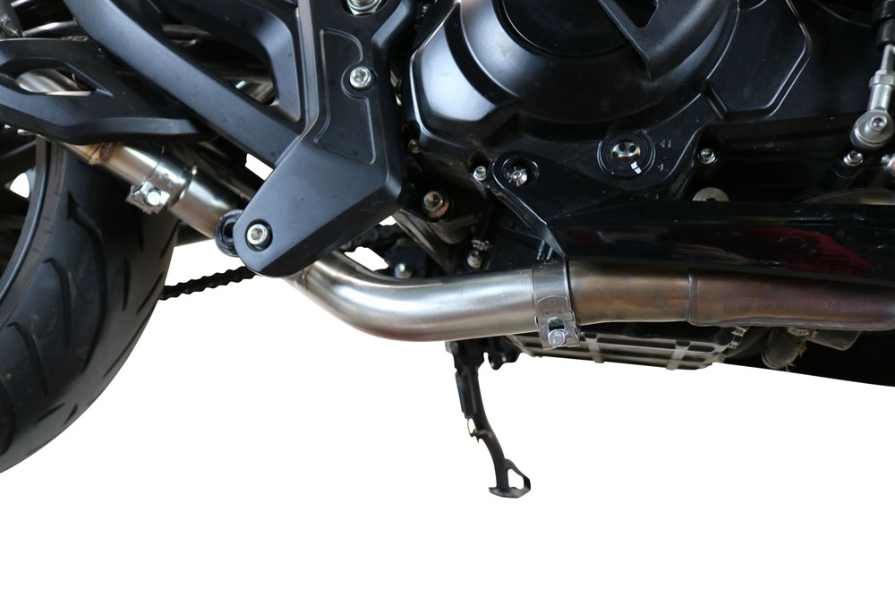 Pot echappement compatible avec Benelli 502 C 2019-2020, Decatalizzatore, Suppresseur de cataliseu, décatalyseurr, article sans homologation 