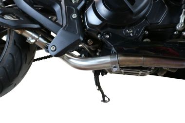 Pot echappement compatible avec Benelli 502 C 2021-2024, Decatalizzatore, Suppresseur de cataliseu, décatalyseurr, article sans homologation 