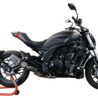 Pot echappement compatible avec Benelli 502 C 2019-2020, M3 Inox , Échappement légal, homologué,silencieux avec db killer amovible et tuyau de liaison spécifique 