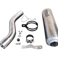 Pot echappement compatible avec Bmw F 900 XR-R 2020-2025, M3 Poppy , Échappement légal, homologué,silencieux avec db killer amovible et tuyau de liaison spécifique 