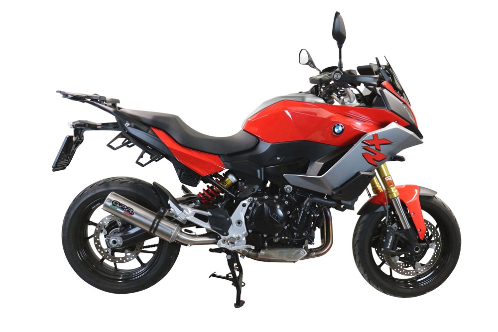 Pot echappement compatible avec Bmw F 900 XR-R 2020-2025, M3 Inox , Échappement légal, homologué,silencieux avec db killer amovible et tuyau de liaison spécifique 