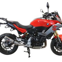 Pot echappement compatible avec Bmw F 900 XR-R 2020-2025, M3 Inox , Échappement légal, homologué,silencieux avec db killer amovible et tuyau de liaison spécifique 