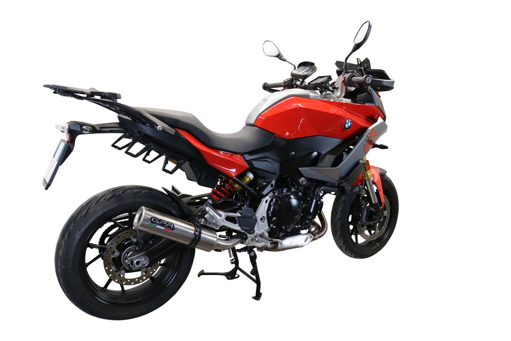 Pot echappement compatible avec Bmw F 900 XR-R 2020-2025, M3 Inox , Échappement légal, homologué,silencieux avec db killer amovible et tuyau de liaison spécifique 
