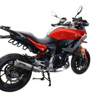 Pot echappement compatible avec Bmw F 900 XR-R 2020-2025, M3 Inox , Échappement légal, homologué,silencieux avec db killer amovible et tuyau de liaison spécifique 