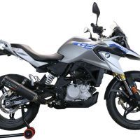 GPR exhaust compatible with  Bmw G310GS 2017-2021, M3 Black Titanium, Full system exhaust including removable db killer and catalyst, EPA-compliant 