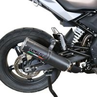 GPR exhaust compatible with  Bmw G310GS 2017-2021, M3 Black Titanium, Full system exhaust including removable db killer and catalyst, EPA-compliant 