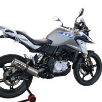 GPR exhaust compatible with  Bmw G310GS 2017-2021, M3 Titanium Natural, Full system exhaust including removable db killer and catalyst, EPA-compliant 