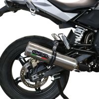 GPR exhaust compatible with  Bmw G310GS 2017-2021, M3 Titanium Natural, Full system exhaust including removable db killer and catalyst, EPA-compliant 