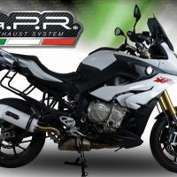 Pot echappement compatible avec Bmw S 1000 XR -M 2015-2016, Albus Ceramic, Échappement légal, homologué,silencieux avec db killer amovible et tuyau de liaison spécifique 