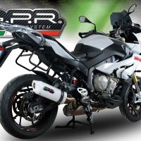 Pot echappement compatible avec Bmw S 1000 XR -M 2015-2016, Albus Ceramic, Échappement légal, homologué,silencieux avec db killer amovible et tuyau de liaison spécifique 