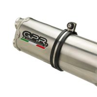 Pot echappement compatible avec Benelli Trk 702 2023-2024, Dual Inox, Échappement légal, homologué,silencieux avec db killer amovible et tuyau de liaison spécifique 