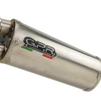 Pot echappement compatible avec Benelli Trk 702 2023-2024, Dual Inox, Échappement légal, homologué,silencieux avec db killer amovible et tuyau de liaison spécifique 