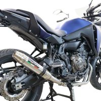 Pot echappement compatible avec Yamaha Mt-07 2014-2016, Deeptone Inox, Pot echappement racing, ligne complet, fourni avec collecteur spécifique, article sans homologation 